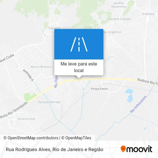 Rua Rodrigues Alves mapa