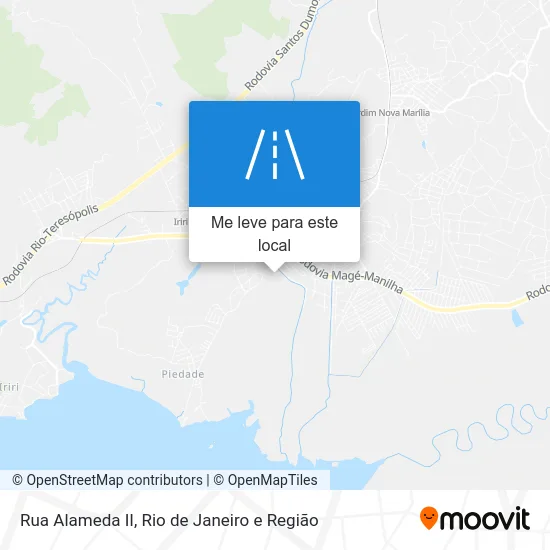 Rua Alameda II mapa
