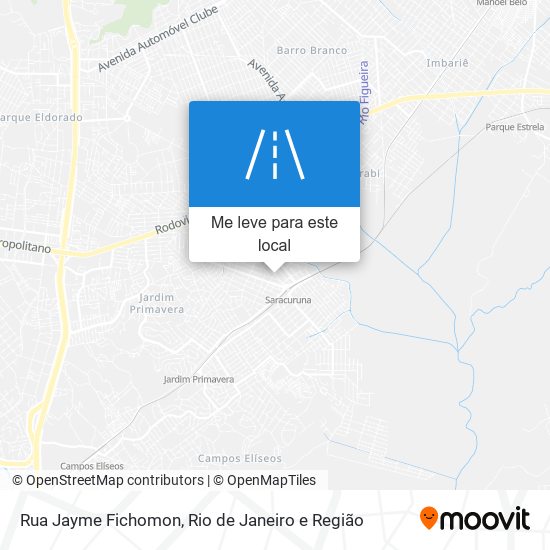 Rua Jayme Fichomon mapa