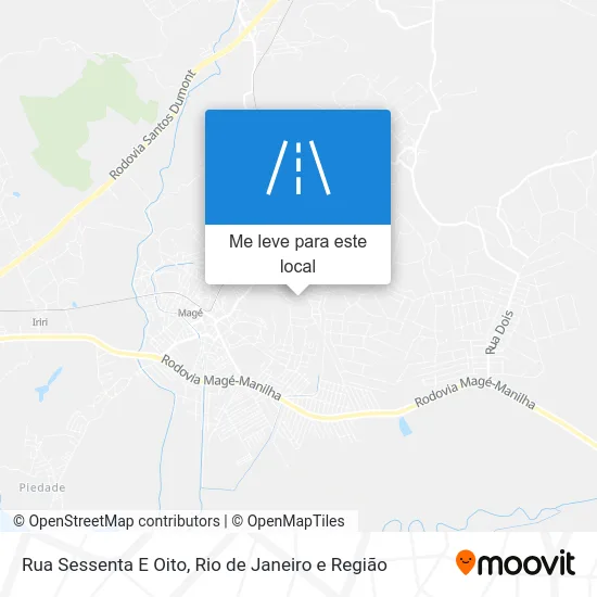 Rua Sessenta E Oito mapa