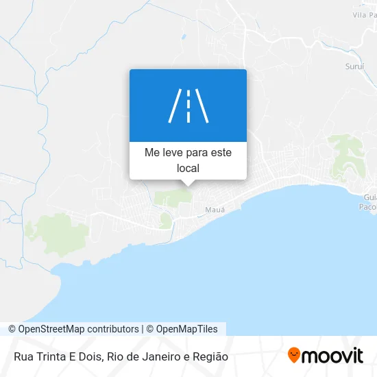 Rua Trinta E Dois mapa