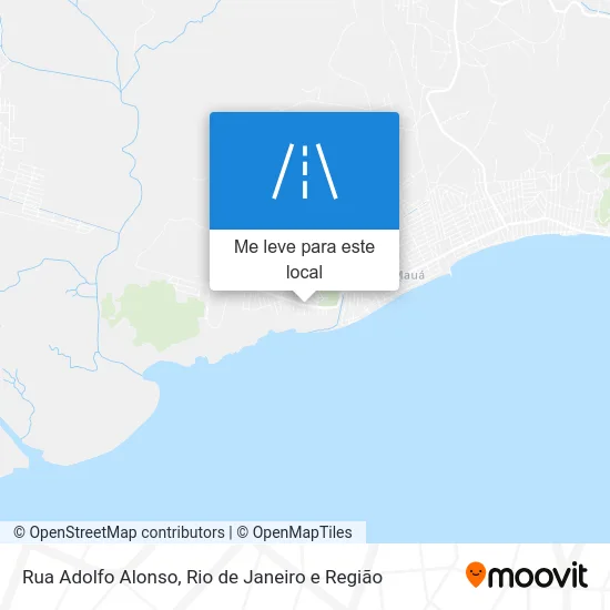 Rua Adolfo Alonso mapa