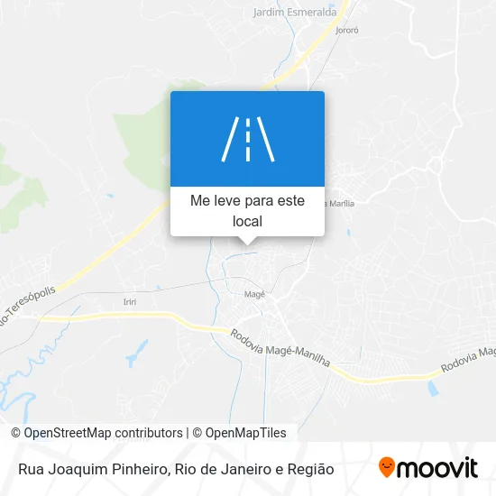 Rua Joaquim Pinheiro mapa