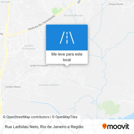 Rua Ladislau Neto mapa