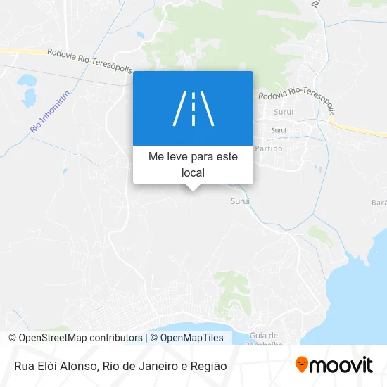 Rua Elói Alonso mapa