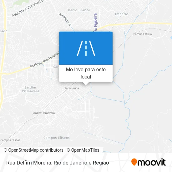 Rua Delfim Moreira mapa