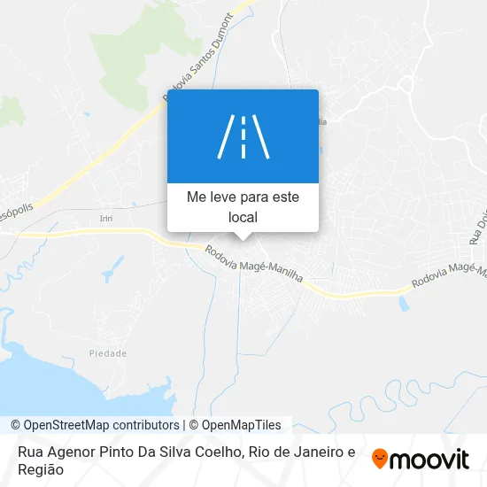 Rua Agenor Pinto Da Silva Coelho mapa