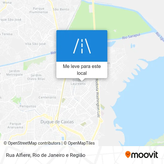 Rua Alfiere mapa