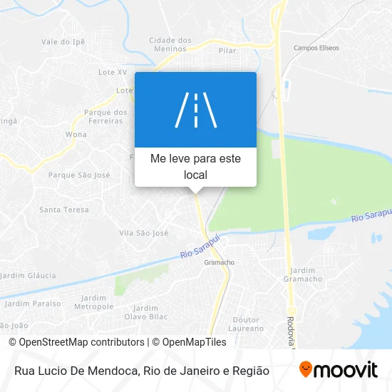 Rua Lucio De Mendoca mapa