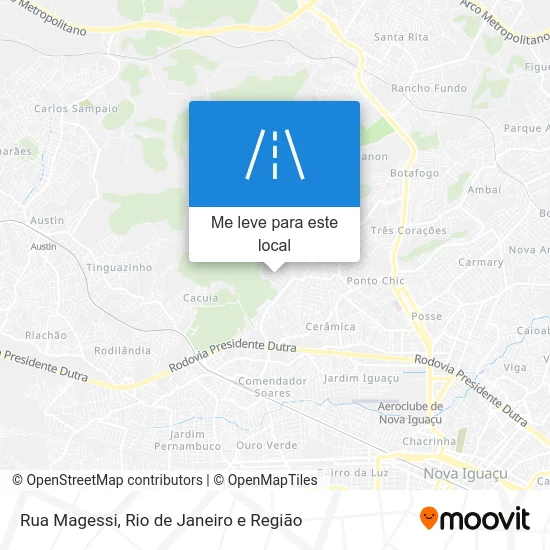 Rua Magessi mapa