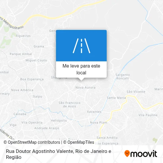Rua Doutor Agostinho Valente mapa