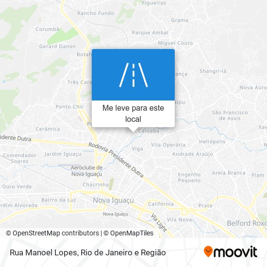 Rua Manoel Lopes mapa
