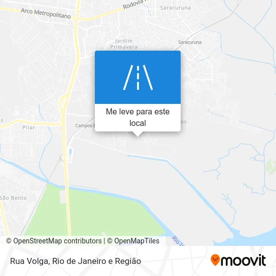 Rua Volga mapa