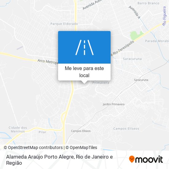 Alameda Araújo Porto Alegre mapa