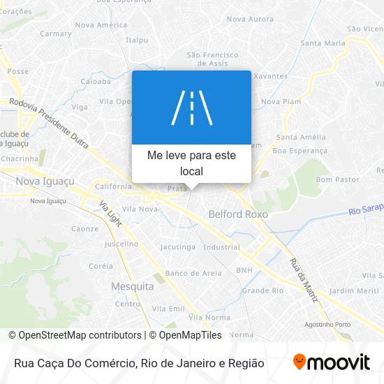 Rua Caça Do Comércio mapa