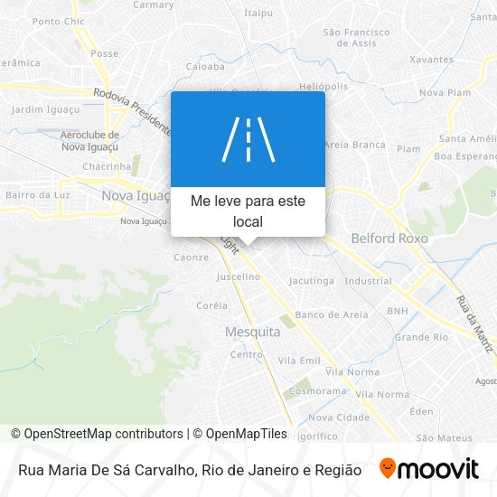 Rua Maria De Sá Carvalho mapa