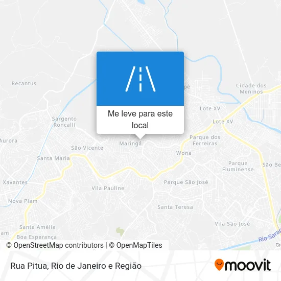 Rua Pitua mapa