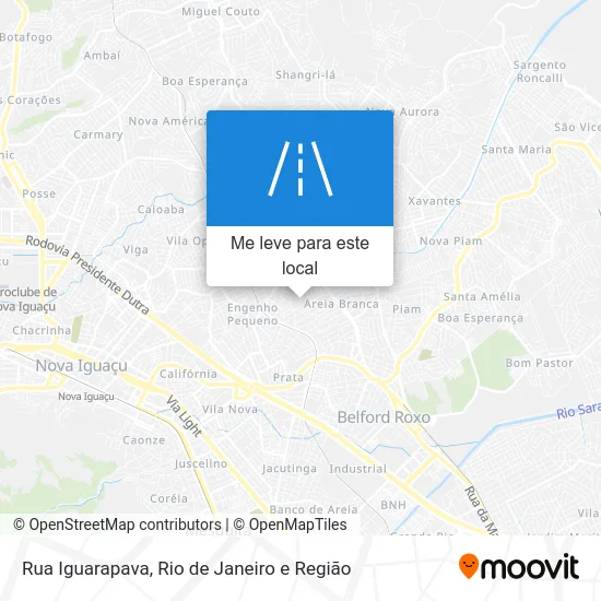 Rua Iguarapava mapa