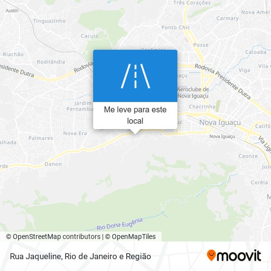 Rua Jaqueline mapa