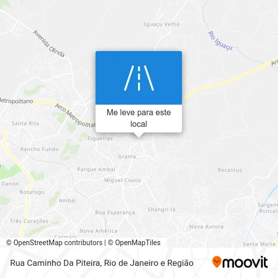 Rua Caminho Da Piteira mapa