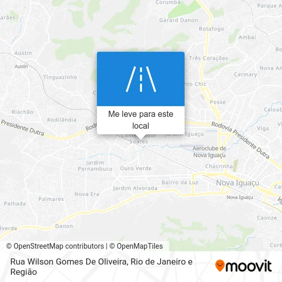 Rua Wilson Gomes De Oliveira mapa