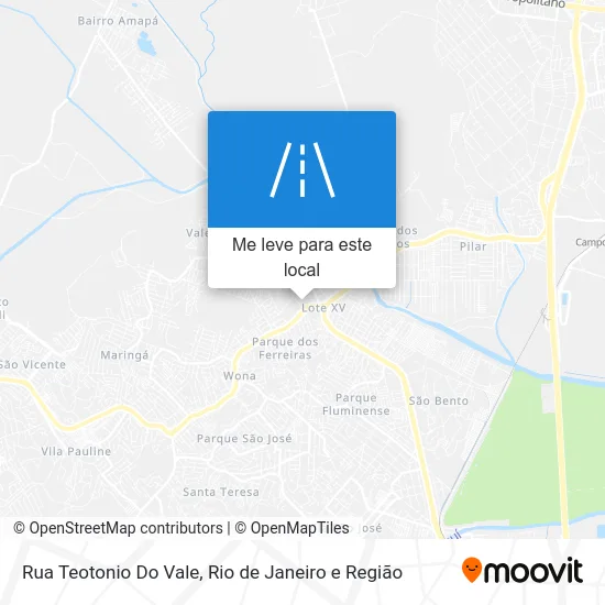 Rua Teotonio Do Vale mapa