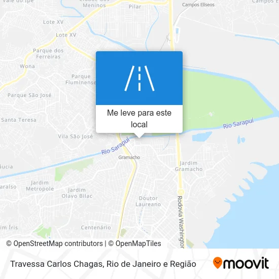 Travessa Carlos Chagas mapa