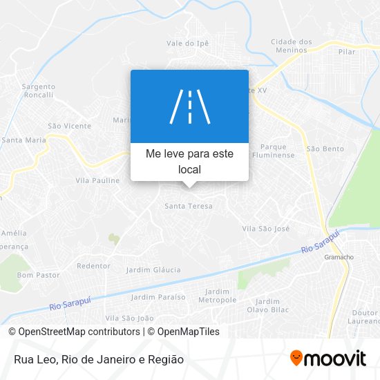 Rua Leo mapa