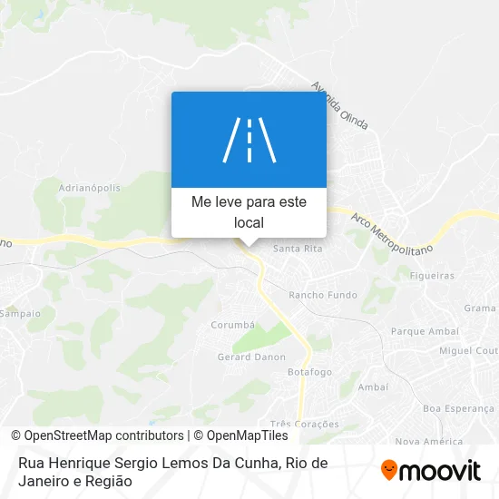 Rua Henrique Sergio Lemos Da Cunha mapa