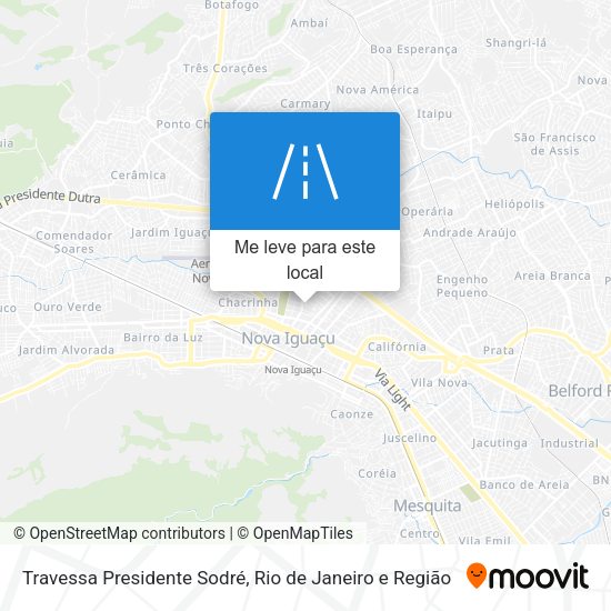 Travessa Presidente Sodré mapa