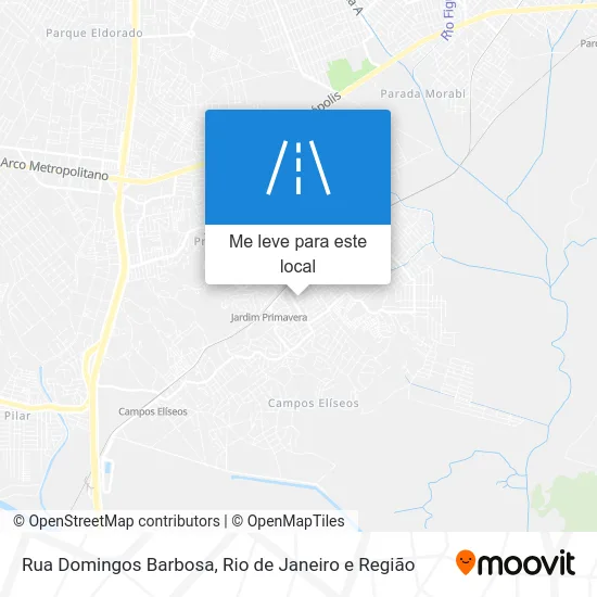 Rua Domingos Barbosa mapa