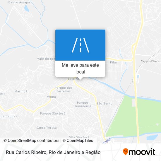 Rua Carlos Ribeiro mapa