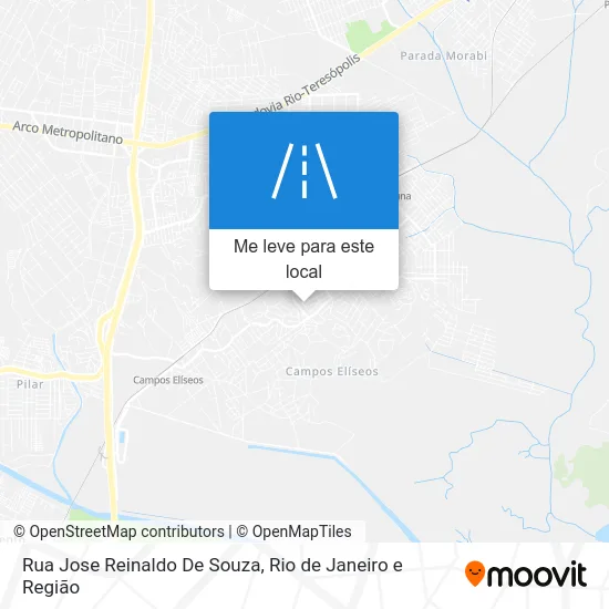 Rua Jose Reinaldo De Souza mapa
