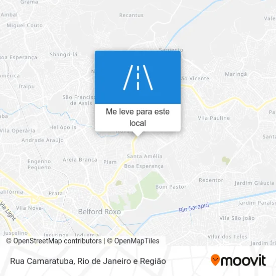Rua Camaratuba mapa
