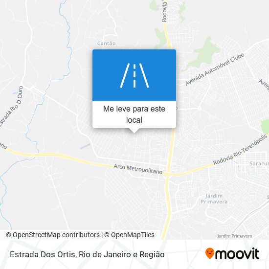 Estrada Dos Ortis mapa