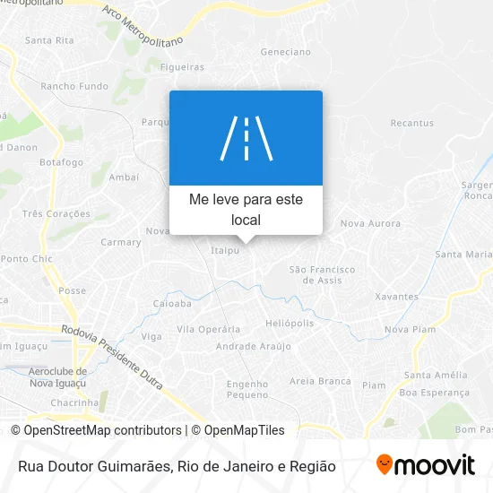 Rua Doutor Guimarães mapa