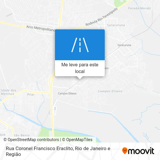 Rua Coronel Francisco Eraclito mapa