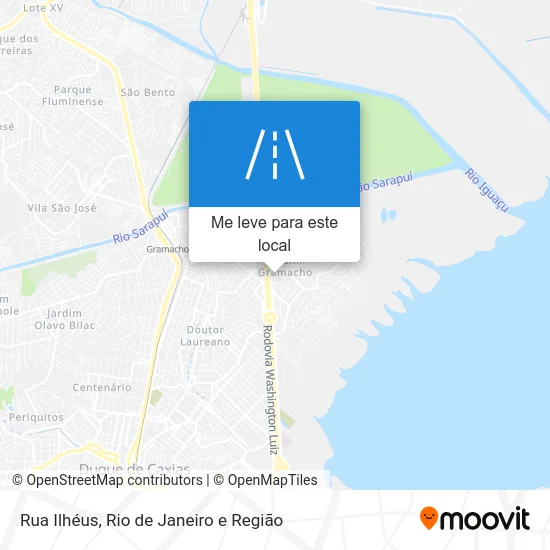 Rua Ilhéus mapa