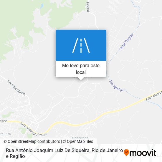 Rua Antônio Joaquim Luiz De Siqueira mapa