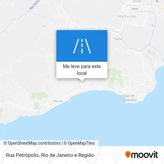 Rua Petrópolis mapa