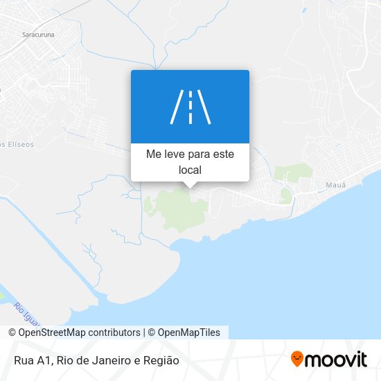 Rua A1 mapa