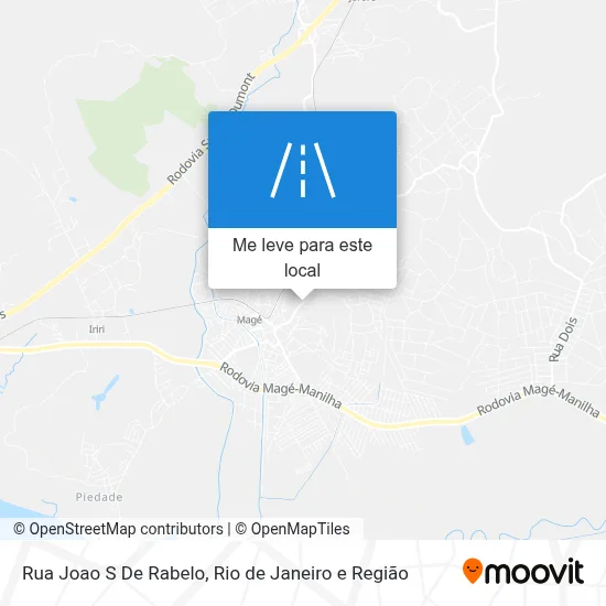Rua Joao S De Rabelo mapa