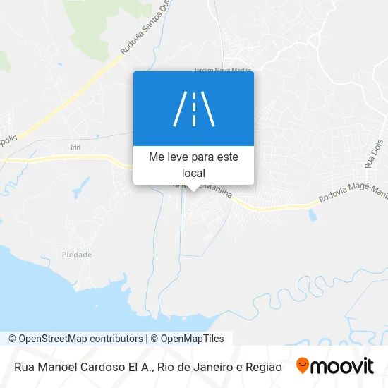 Rua Manoel Cardoso El A. mapa