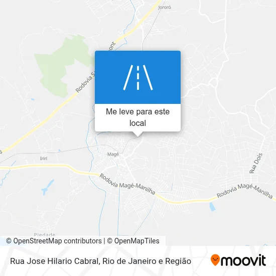 Rua Jose Hilario Cabral mapa