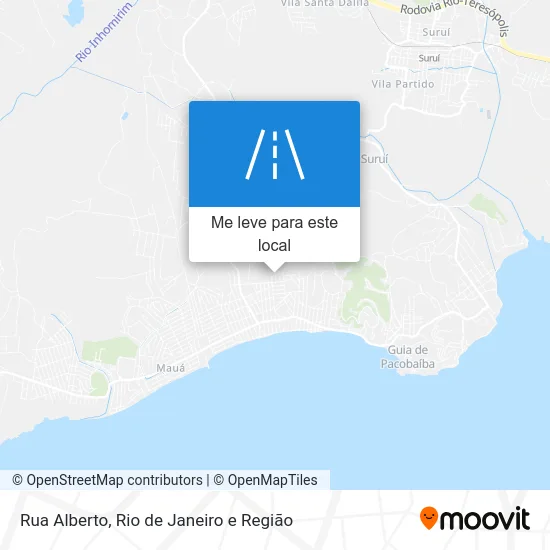 Rua Alberto mapa