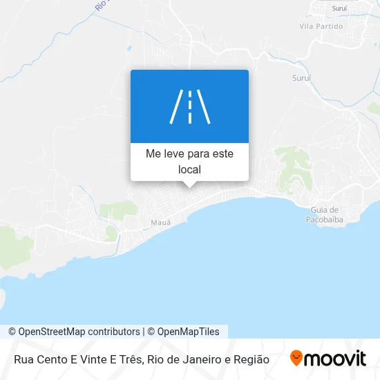 Rua Cento E Vinte E Três mapa