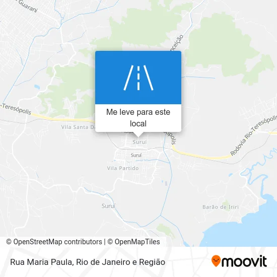 Rua Maria Paula mapa