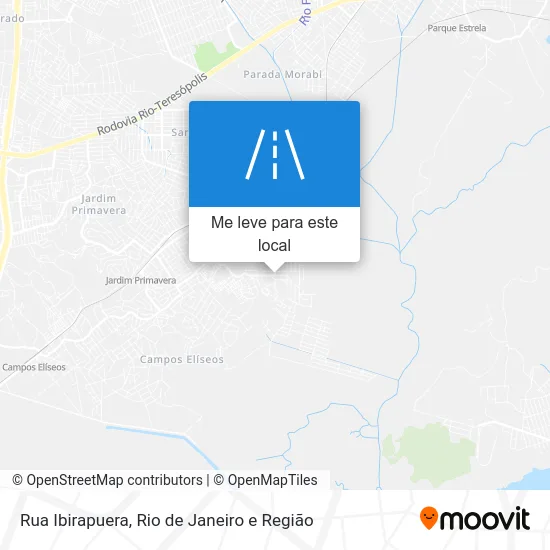 Rua Ibirapuera mapa