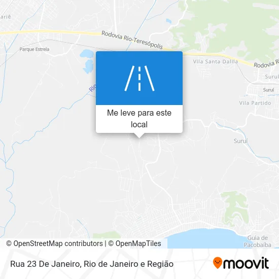 Rua 23 De Janeiro mapa