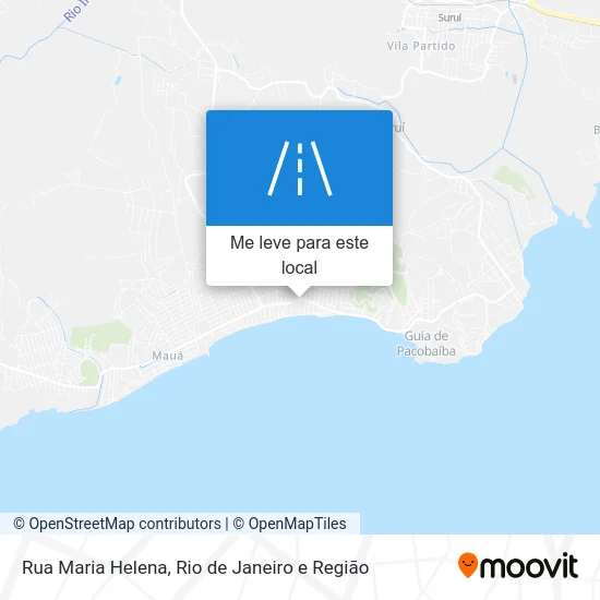 Rua Maria Helena mapa